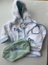 Load image into Gallery viewer, Baby Bundle- All Purpose Bag, Bibb, and Bathrobe