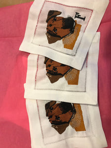 Personalized Pup Cocktail Napkins (set of 4)